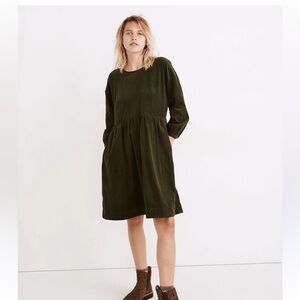 Madewell Corduroy relaxed mini dress